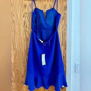 Royal Blue Cocktail Fun Dress